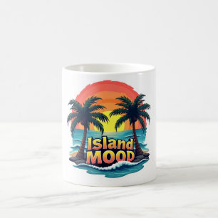 Island Mood Sunset Palm Mok