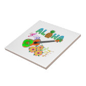 Island Music Ukulele Aloha Tegeltje (Zijkant)