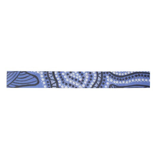 Island Nation Ribbon Satijnen Lint (Voorkant)