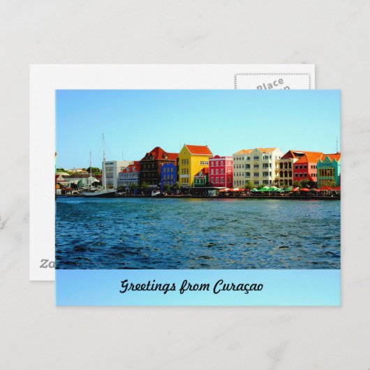 Island of Curacao Design by Admiro Briefkaart (Voorkant / Achterkant)