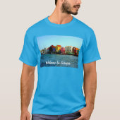 Island of Curacao Design by Admiro T-shirt (Voorkant)