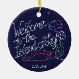 Island of Lights kerstversiering Keramisch Ornament