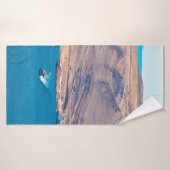 Island of Pag stone desert and ferry port view, Da Badhanddoek (Badhanddoek)