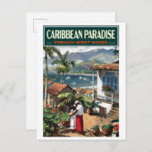 Island op de bloemen 2ZFT67-12 Briefkaart (Voorkant / Achterkant)