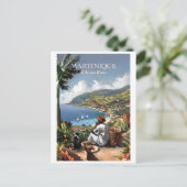 Island op de bloemen 2ZFT67-13 Briefkaart (Staand voorkant)