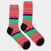 Island Palm Trees Sokken (Rechts)