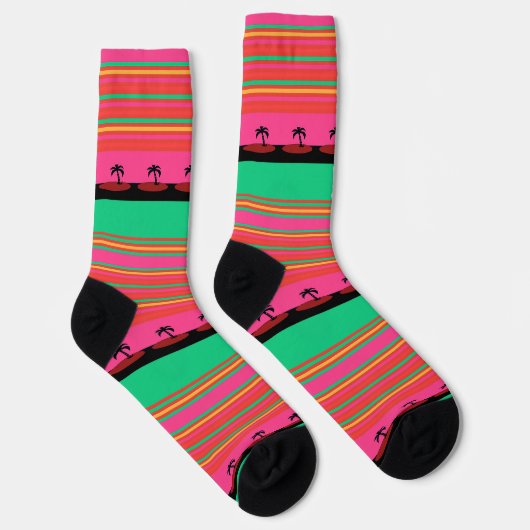 Island Palm Trees Sokken (Rechts)