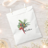 Island Paradise Birds Tropical Floral Wedding Bedankzakje (Geknipt)