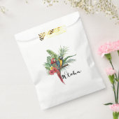Island Paradise Birds Tropical Floral Wedding Bedankzakje (Gezegeld)