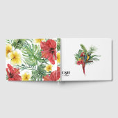 Island Paradise Birds Tropical Floral Wedding Gastenboek (Volledig)