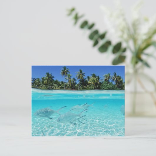 Island Paradise Briefkaart (Staand voorkant)