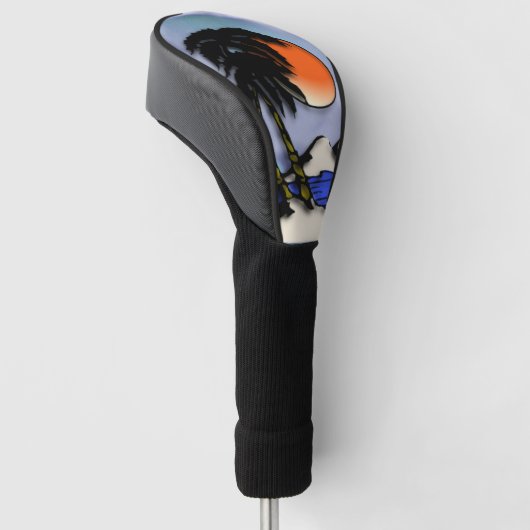 Island Paradise Golfheadcover (Schuin)