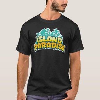 Island Paradise - Mannen Donkere T-shirt
