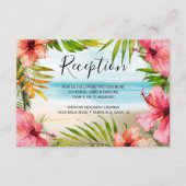 Island Paradise | Ontvangst van tropische beach We Informatiekaartje (Voorkant)