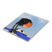 Island Paradise Tegeltje (Zijkant)