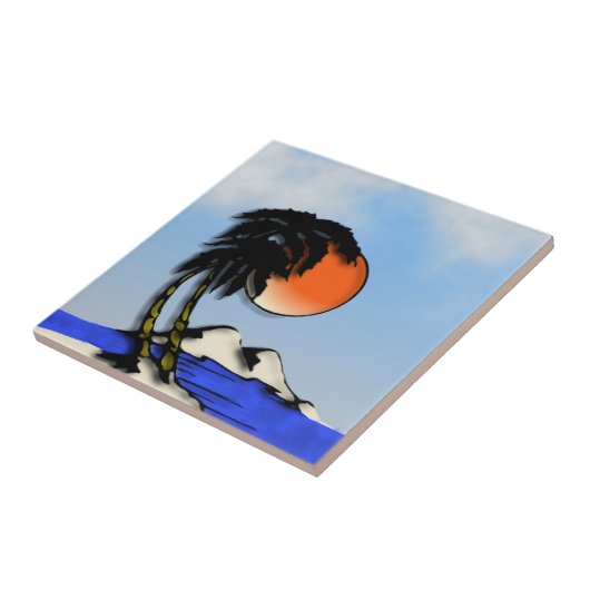 Island Paradise Tegeltje (Zijkant)