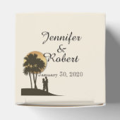 Island Paradise Wedding Bedankdoosjes (Bovenkant)