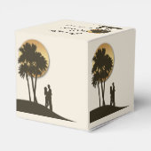 Island Paradise Wedding Bedankdoosjes (Achterkant)