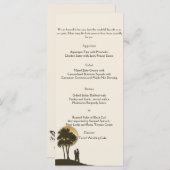 Island Paradise Wedding Menu (Voorkant / Achterkant)
