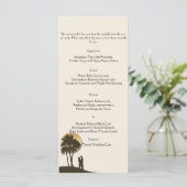Island Paradise Wedding Menu (Staand voorkant)