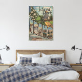 Island Park, Idaho - Large Letter Scenes Canvas Afdruk (Insitu (Slaapkamer))
