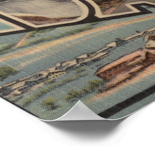 Island Park, Idaho - Large Letter Scenes Poster (Hoek)