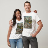 Island Park, Idaho - Large Letter Scenes T-shirt (Unisex)