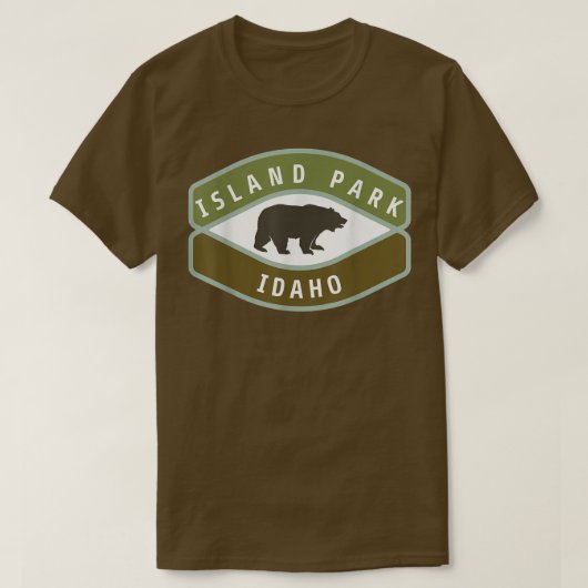 Island Park Idaho Roaming Beer ID Souvenir Vacatio T-shirt (Design voorkant)
