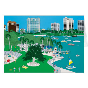 Island Park Sarasota FL Note Kaart