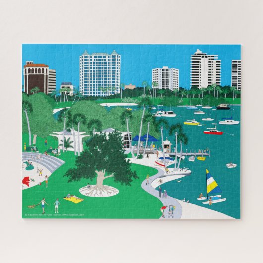Island Park Sarasota Legpuzzel (Horizontaal)