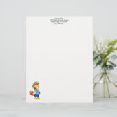 "Island Parrot" Persoonlijke Letterhead Briefhoofd Sjabloon (Staand voorkant)