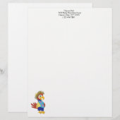 "Island Parrot" Persoonlijke Letterhead Briefhoofd Sjabloon (Voorkant / Achterkant)