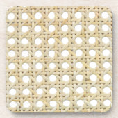 Island Patio | Natuurlijke ratten Bier Onderzetter (Voorkant)