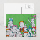 Island People Briefkaart (Voorkant / Achterkant)