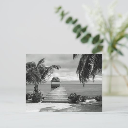 Island Pier Briefkaart (Staand voorkant)