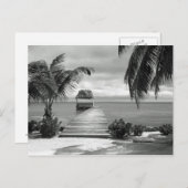 Island Pier Briefkaart (Voorkant / Achterkant)