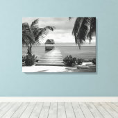 Island Pier Canvas Afdruk (Insitu (Houten vloer))