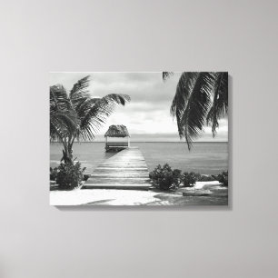 Island Pier Canvas Afdruk