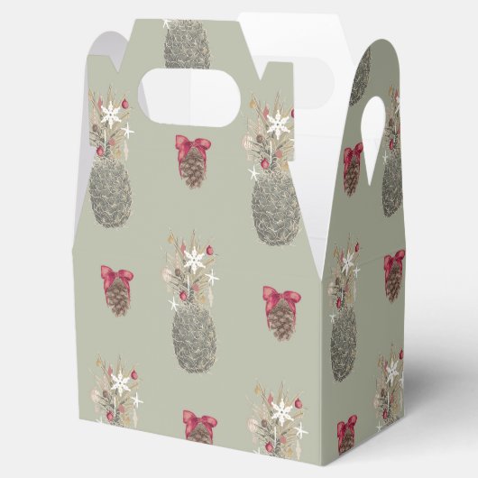 Island Pines, Hawaiian Style Kerstmis Bedankdoosjes (Geopend)