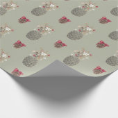 Island Pines, Hawaiian Style Kerstmis Cadeaupapier (Hoek)