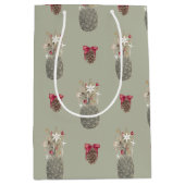 Island Pines, Hawaiian Style Kerstmis Medium Cadeauzakje (Voorkant)