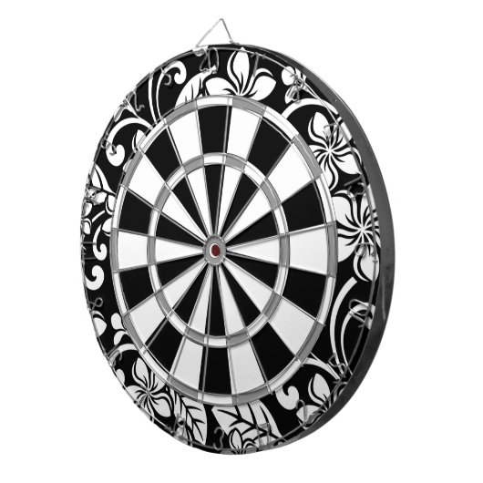 ISLAND PLUMERIA (BLACK) DARTBORD (Voorkant Rechts)