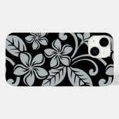 ISLAND PLUMERIA (BLACK/GRAY) Case-Mate iPhone CASE (Achterkant (horizontaal))