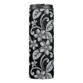 ISLAND PLUMERIA (BLACK/GRAY) THERMOSBEKER (Achterkant)