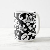 ISLAND PLUMERIA (BLACK) KOFFIEMOK (Voorkant rechts)