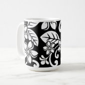 ISLAND PLUMERIA (BLACK) KOFFIEMOK (Voorkant links)
