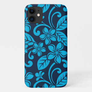 ISLAND PLUMERIA (Blauw x 2) Case-Mate iPhone Case