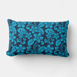 ISLAND PLUMERIA (Blauw x 2) Kussen