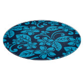 ?ISLAND PLUMERIA (Blauw x 2) Snijplank (Hoek)