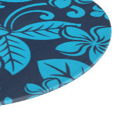 ?ISLAND PLUMERIA (Blauw x 2) Snijplank (Hoek)